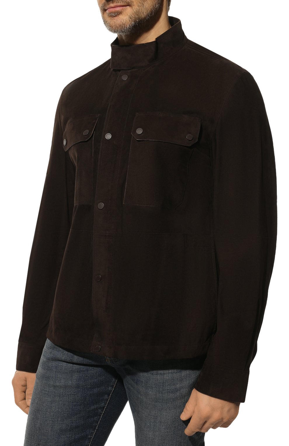 Замшевая куртка ZEGNA, арт. UZPSP/Y263, фото 3