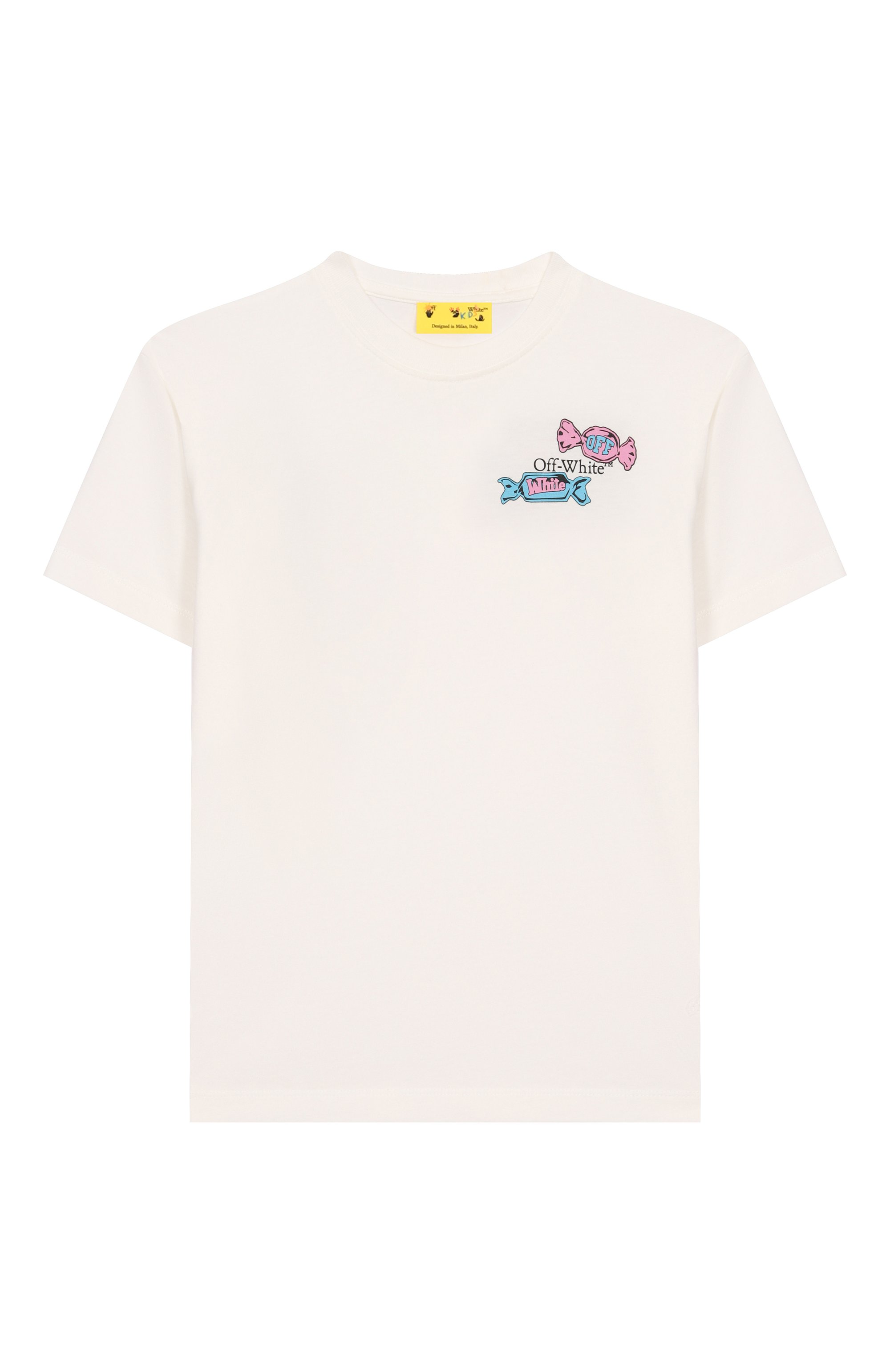 Хлопковая футболка OFF-WHITE, арт. 0GAA001S25JER004/4-12, фото 1