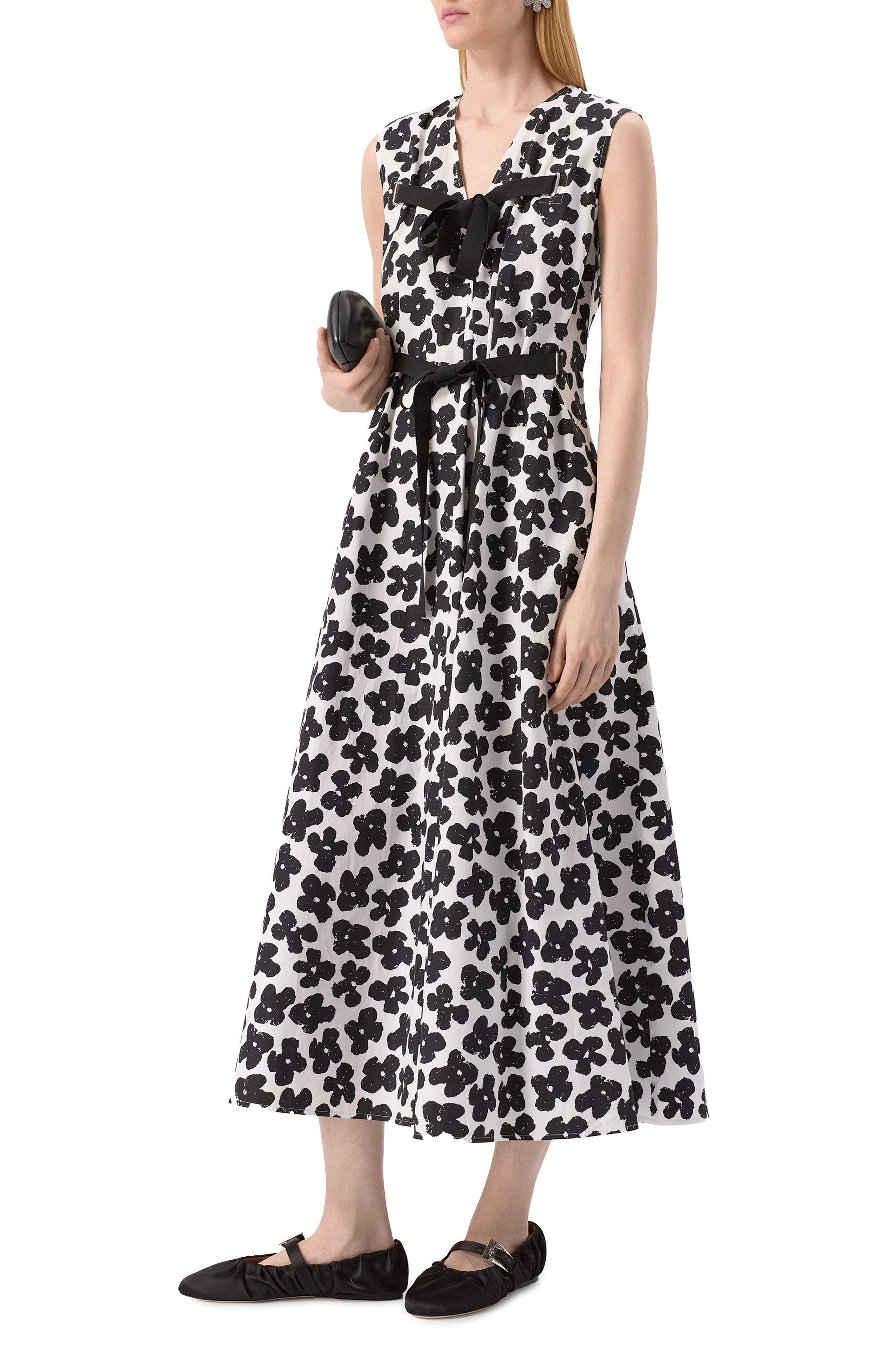 Хлопковое платье MSGM, арт. 3841MDA15A/257153, фото 2