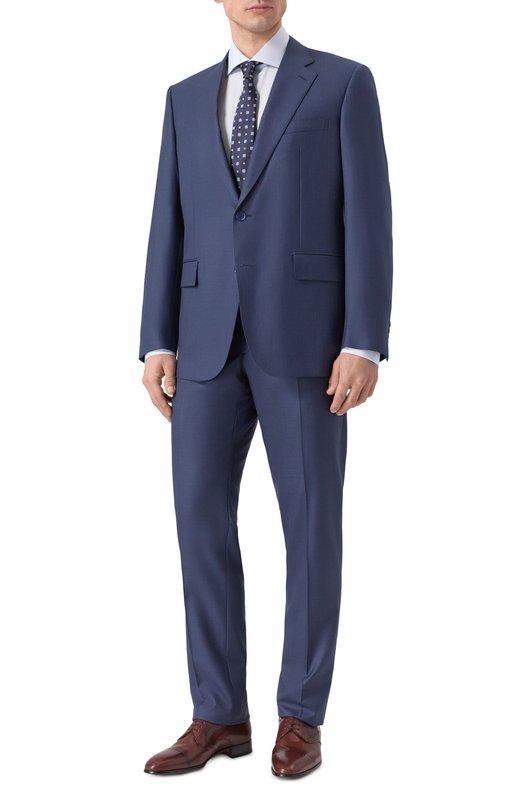 Шерстяной костюм Stefano Ricci S1SF432220/HB Синий S1SF432220/HB