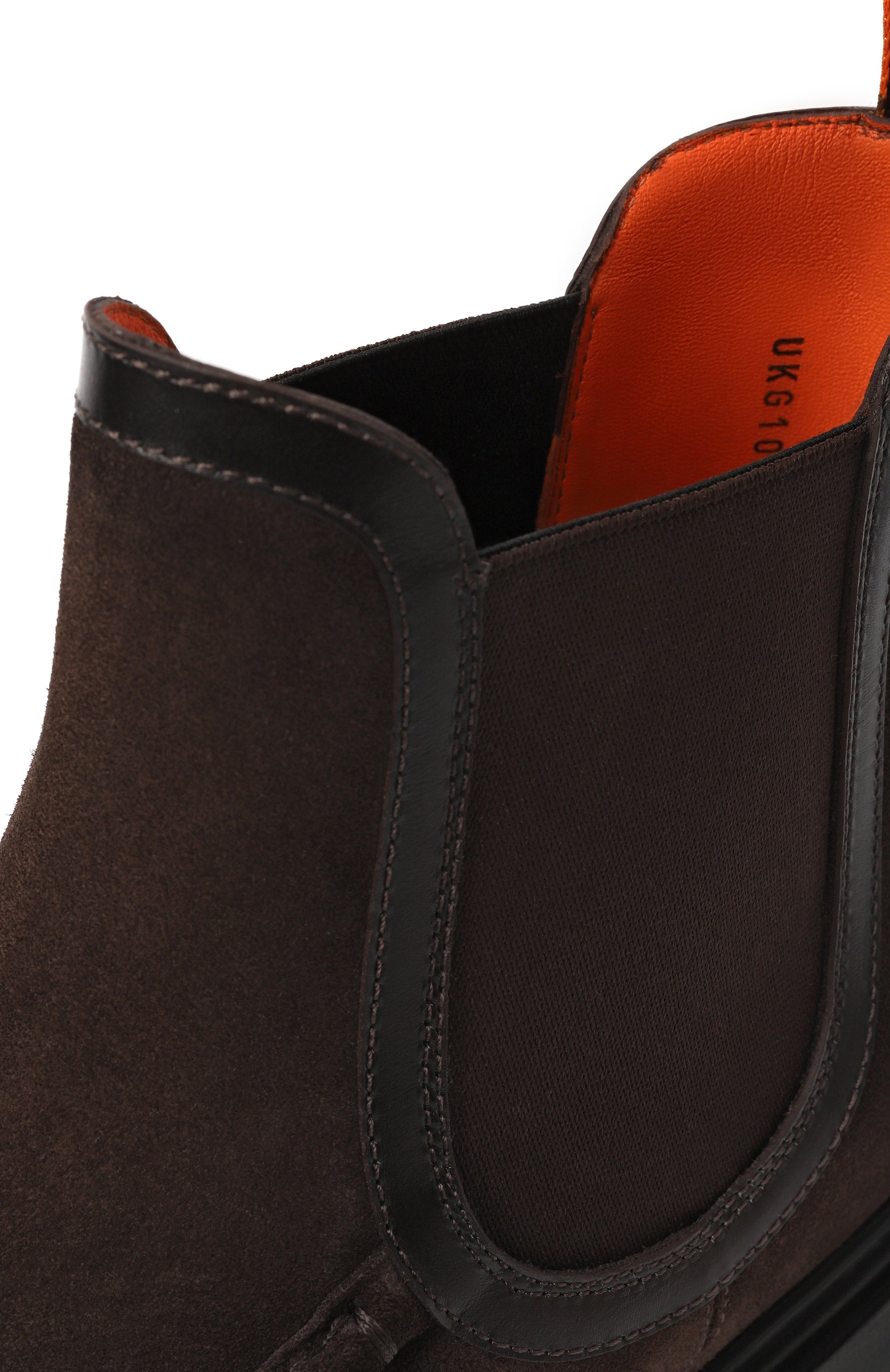 Замшевые челси stmoriz SANTONI, арт. MGSG18902NERBNBT, фото 7