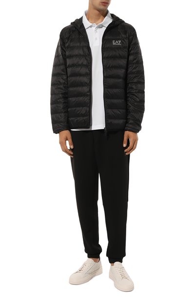 Хлопковое поло EA7, арт. 6DPF16/PJVQZ/XL, фото 2