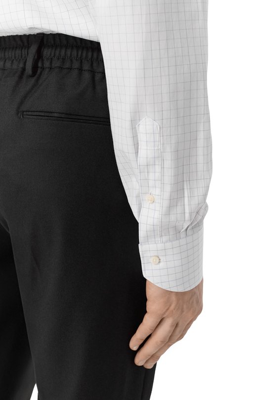 Хлопковая сорочка Canali CCL7098/GD03622 Голубой  CCL7098/GD03622 Фото 5