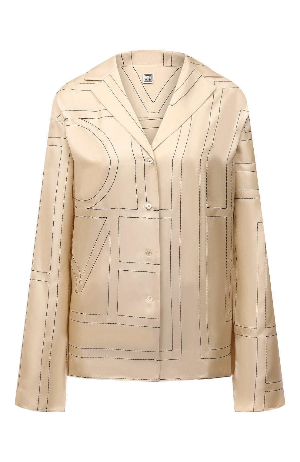 Атласная блузка TOTEME, арт. 213-755-707, фото 1