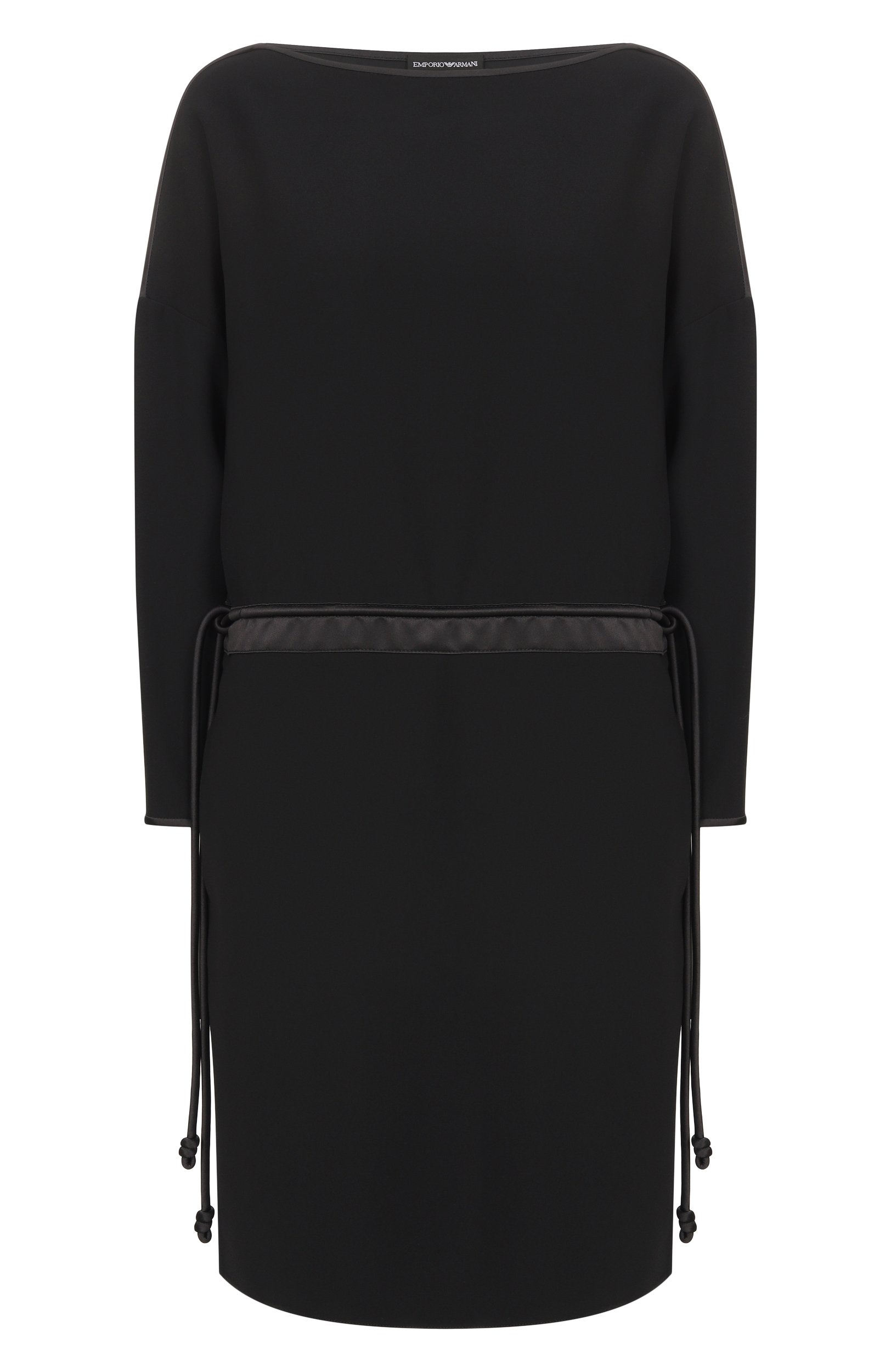 Платье EMPORIO ARMANI черного цвета по цене 78250 руб., арт. EW004297/AF10206, фото 1 Платье EMPORIO ARMANI, арт. EW004297/AF10206, фото 1