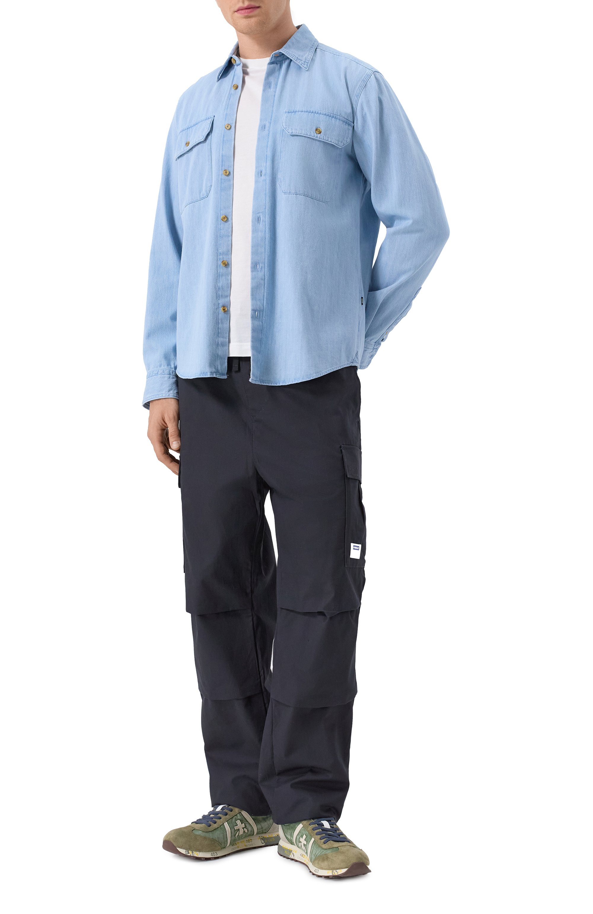 Джинсовая рубашка BOSS, арт. 50527795, фото 2