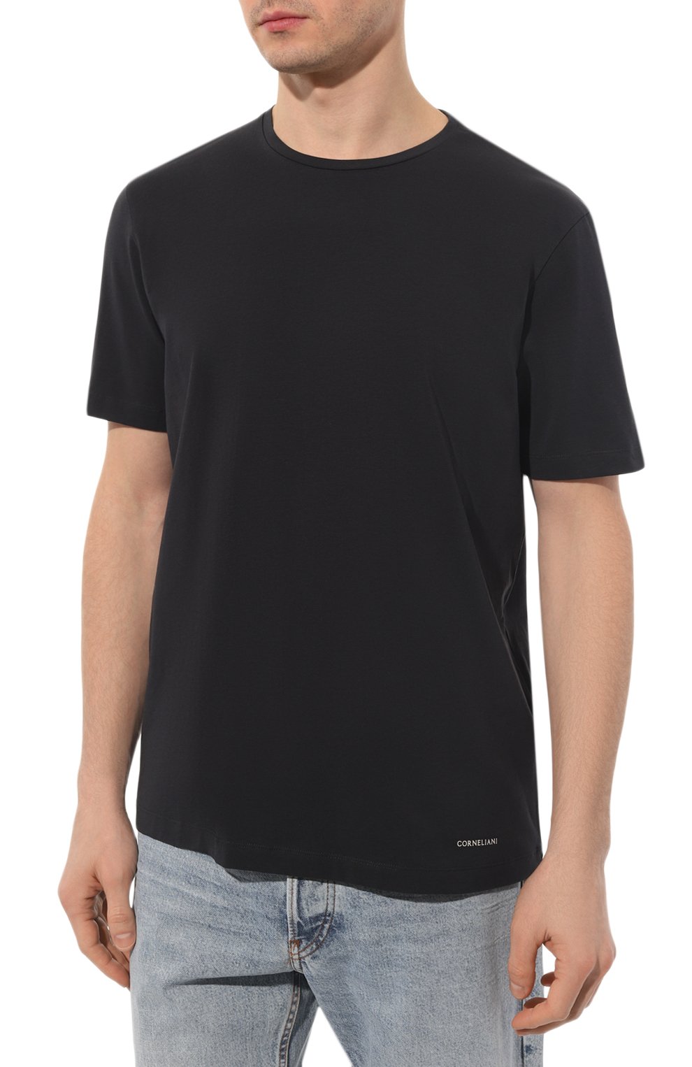 Хлопковая футболка CORNELIANI, арт. 91G575-3125057, фото 3