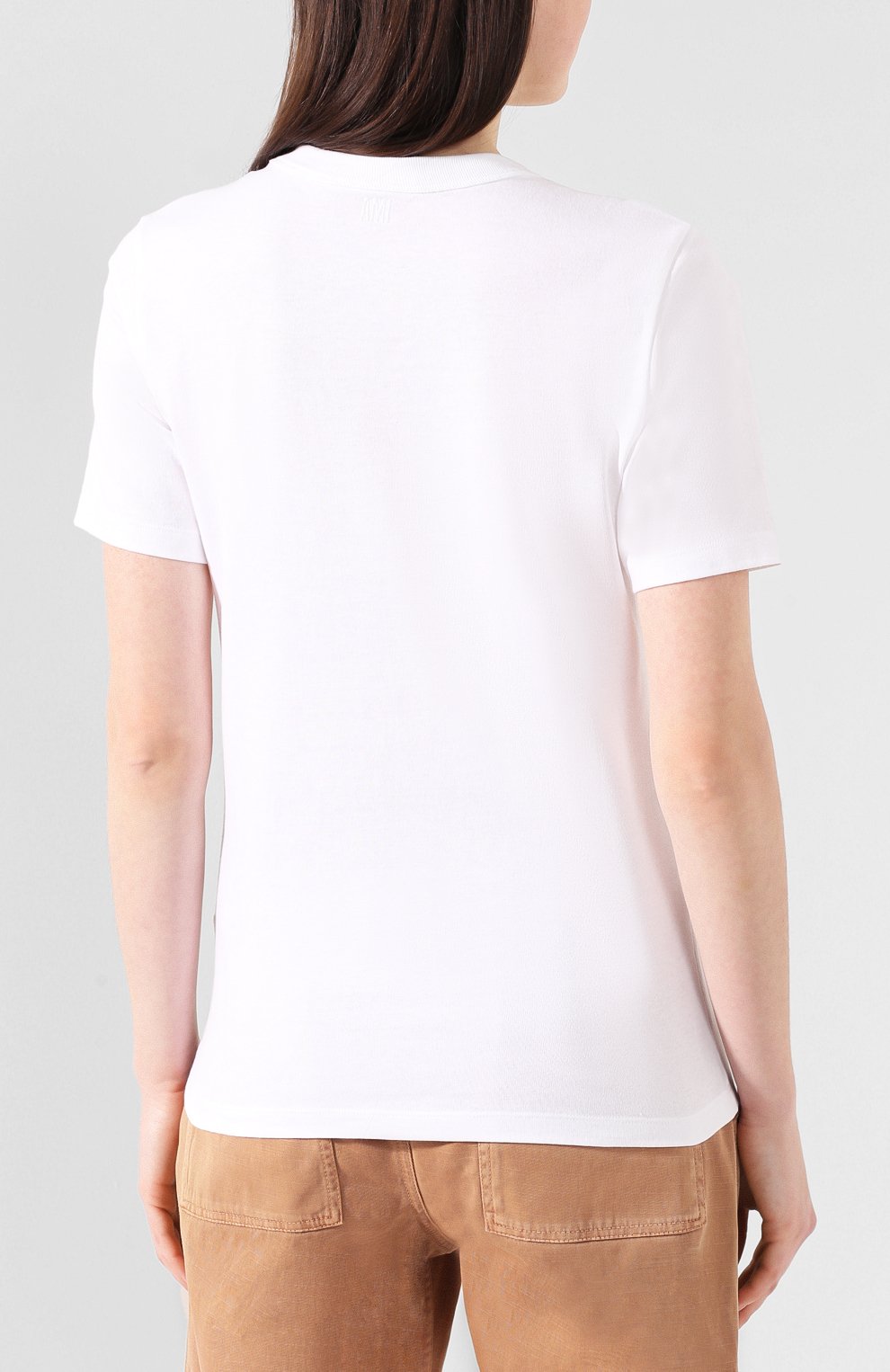 Хлопковая футболка AMI, арт. E20FJ108.720, фото 4