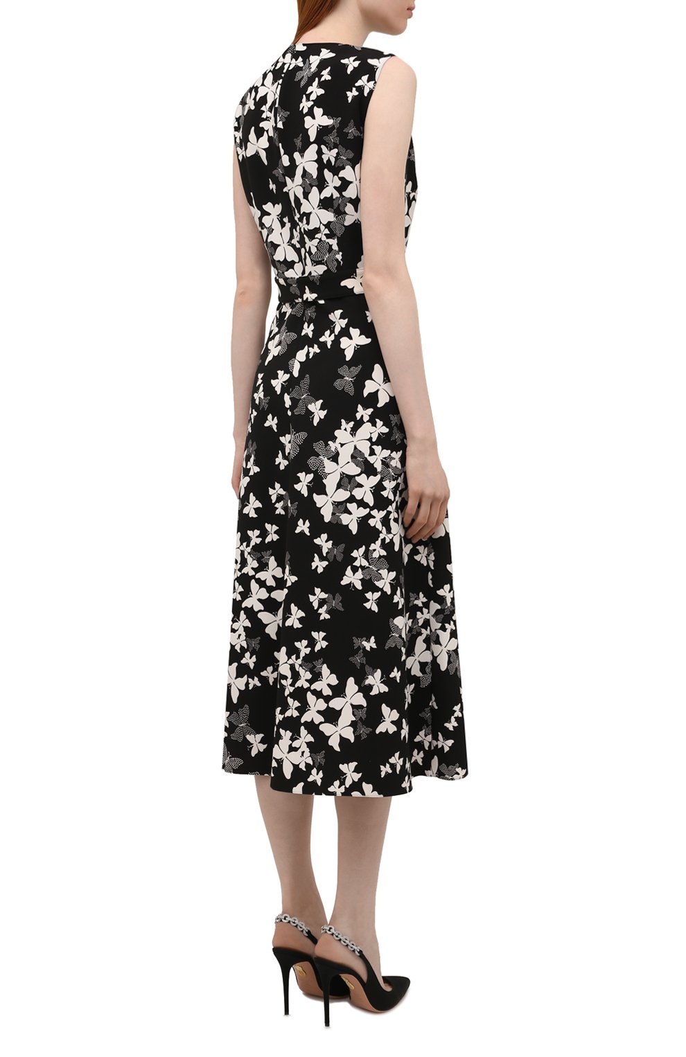 Платье REDVALENTINO черно-белого цвета по цене 73000 руб., арт. XR3VADP4/69W, фото 4 Платье REDVALENTINO, арт. XR3VADP4/69W, фото 4