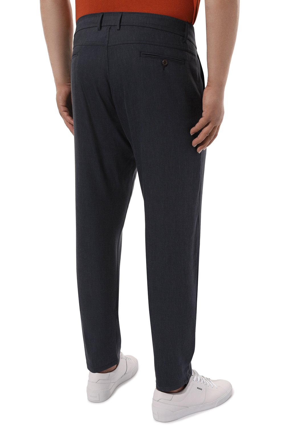 Брюки изо льна и шерсти CANALI, арт. U1659/AE02571/304/58-64, фото 4