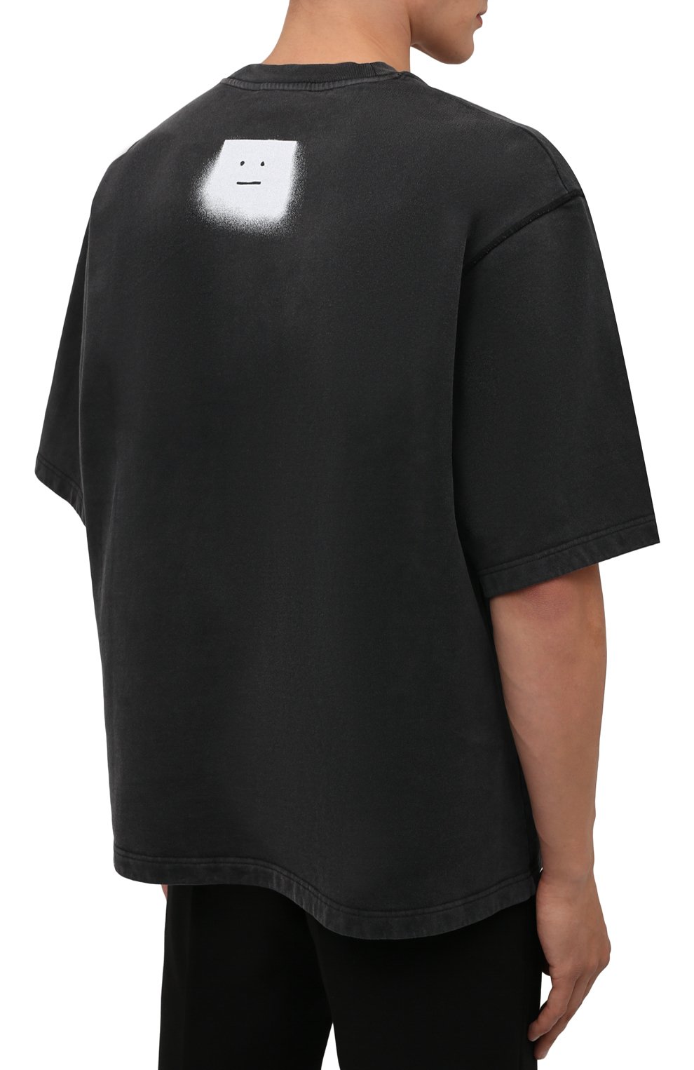 Хлопковая футболка ACNE STUDIOS, арт. CI0077/M, фото 4