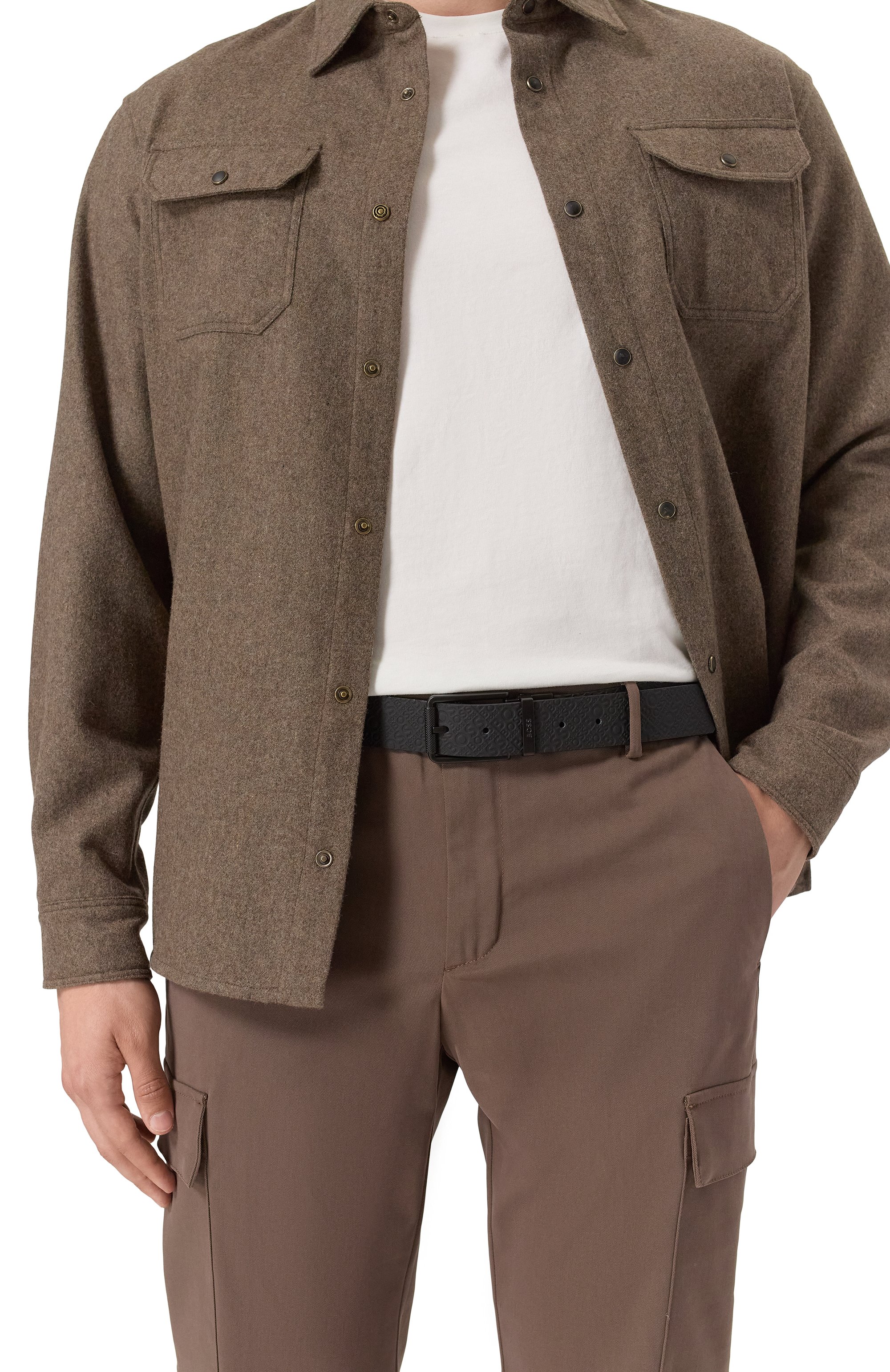 Двусторонний ремень BOSS, арт. 50537113, фото 2