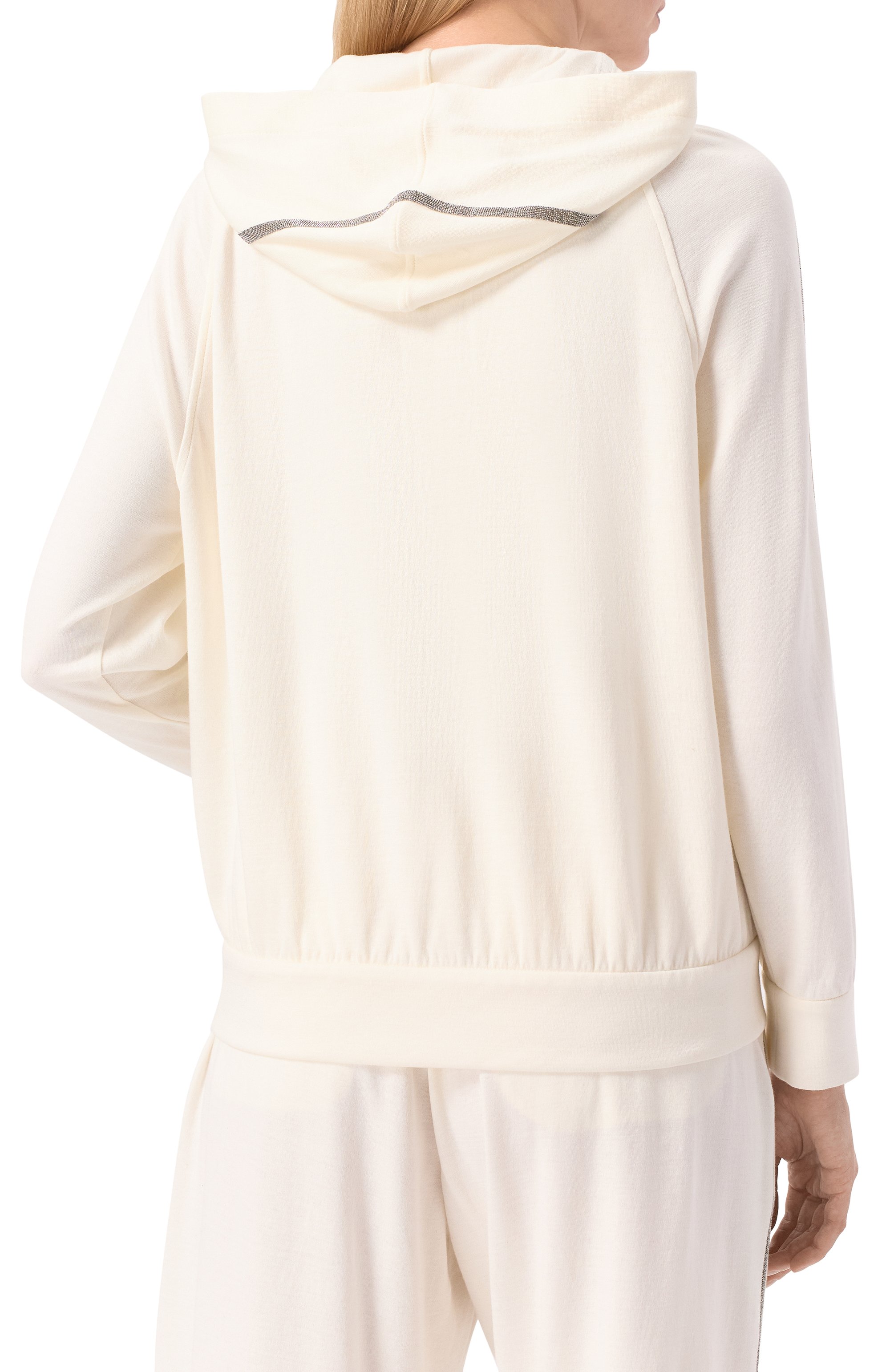 Толстовка из хлопка и шелка BRUNELLO CUCINELLI, арт. MD828SM606, фото 4