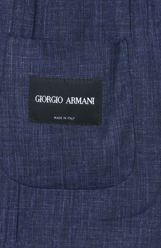Пиджак из шерсти и шелка Giorgio Armani GM000010/TE13965 Синий  GM000010/TE13965 Фото 9