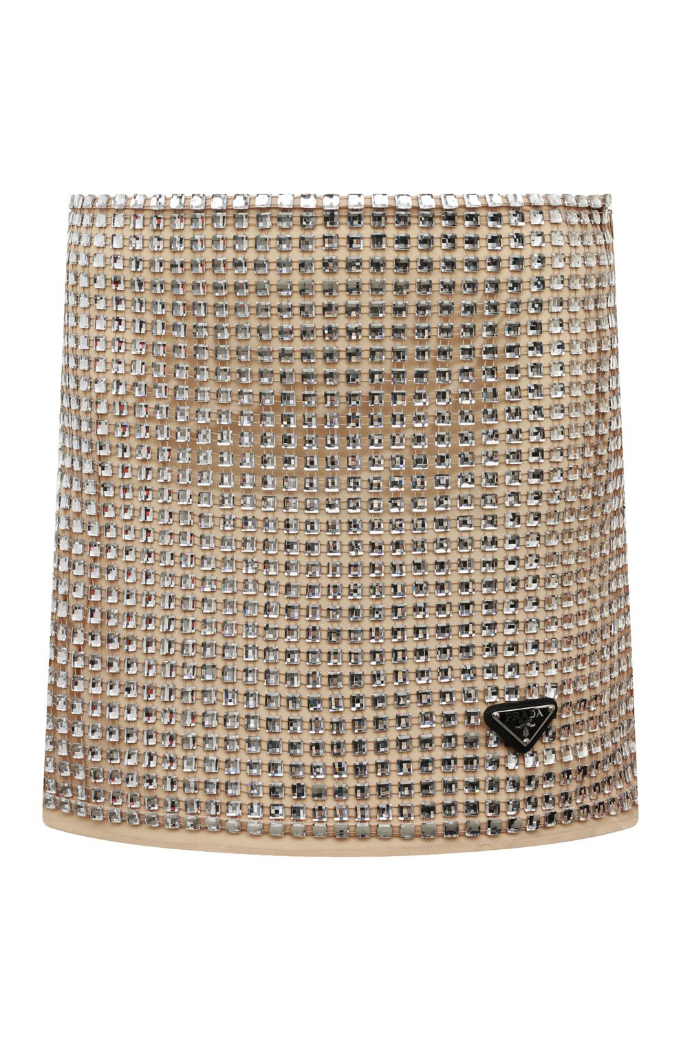 Юбка с отделкой пайетками PRADA, арт. P109TR-1ZCN-F0518-212, фото 1