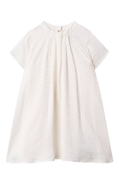 Комплект из платья и шорт BALMAIN молочного цвета по цене 65800 руб., арт. BW1141., фото 2 Комплект из платья и шорт BALMAIN, арт. BW1141., фото 2