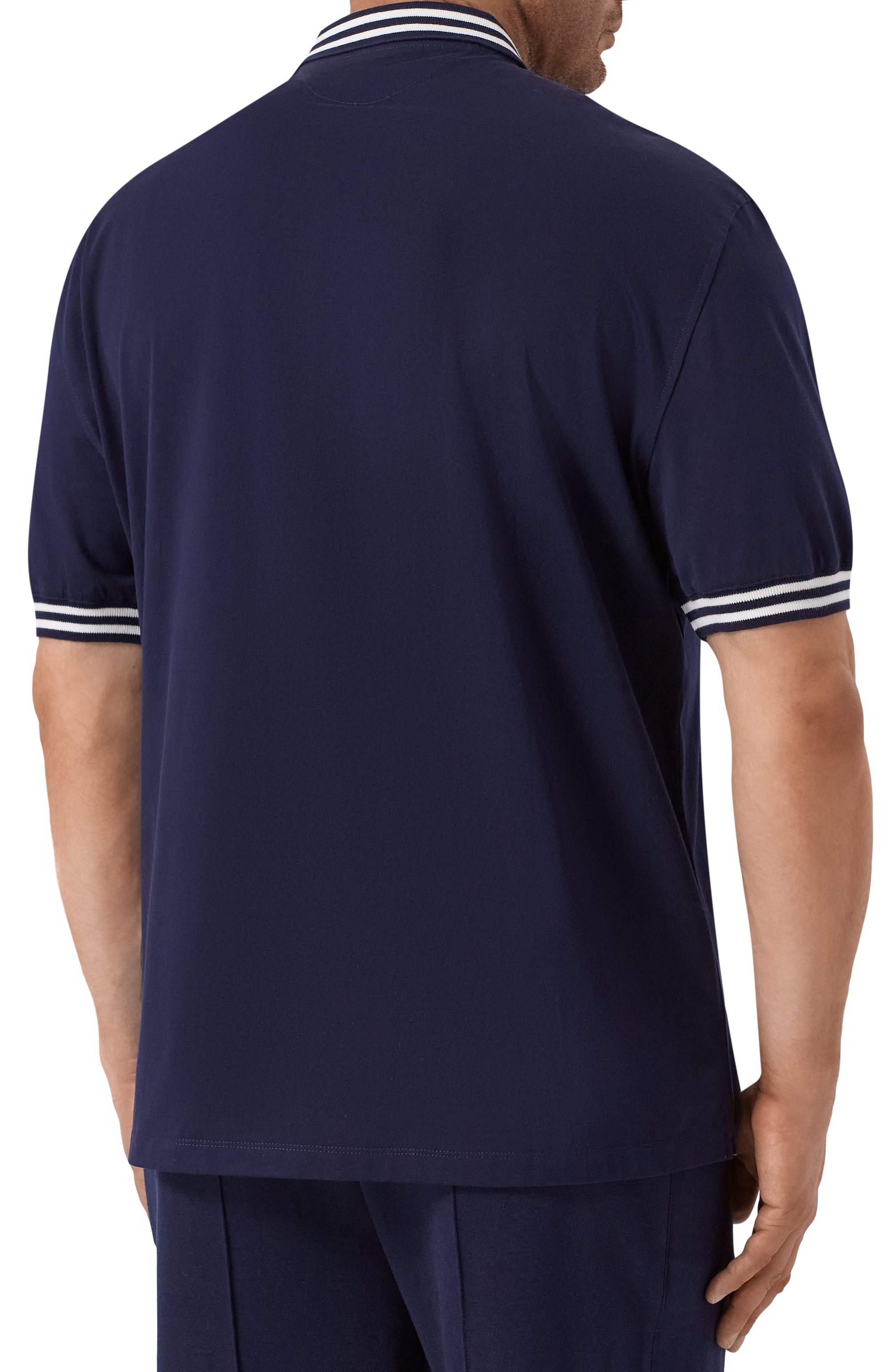 Хлопковое поло BRUNELLO CUCINELLI, арт. M0B133940W, фото 4