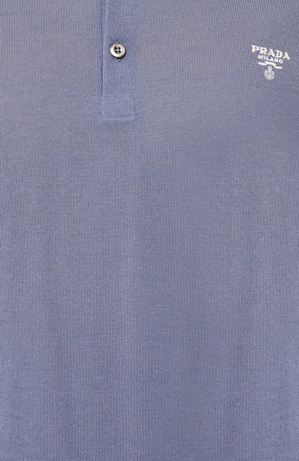 Кашемировое поло PRADA, арт. UMB313-10IR-F0154-221, фото 5