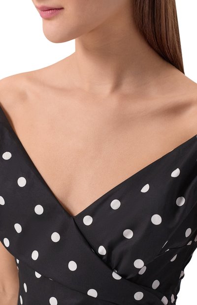 Хлопковое платье SELF-PORTRAIT, арт. RS26209SB, фото 4