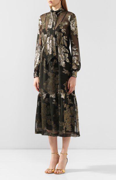 Платье-миди SAINT LAURENT, арт. 614419/Y7A10, фото 3