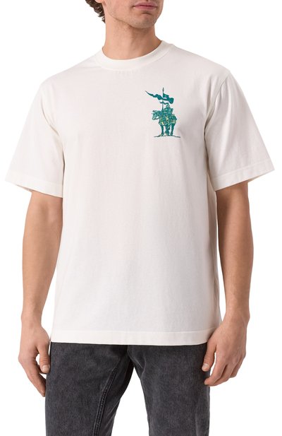 Хлопковая футболка BURBERRY, арт. 8102451, фото 3