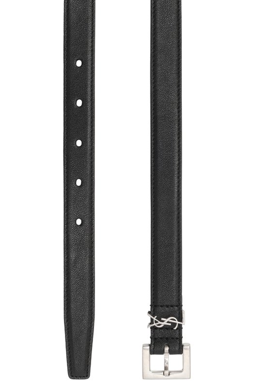 Кожаный ремень Saint Laurent 612616/BRM0E Чёрный  612616/BRM0E Фото 3