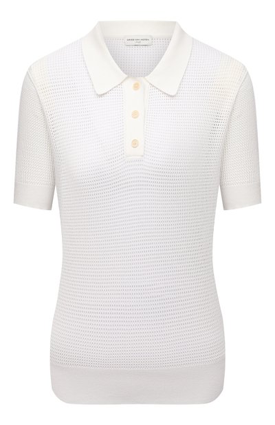 Женское поло из вискозы DRIES VAN NOTEN, арт. 211-11217-2700