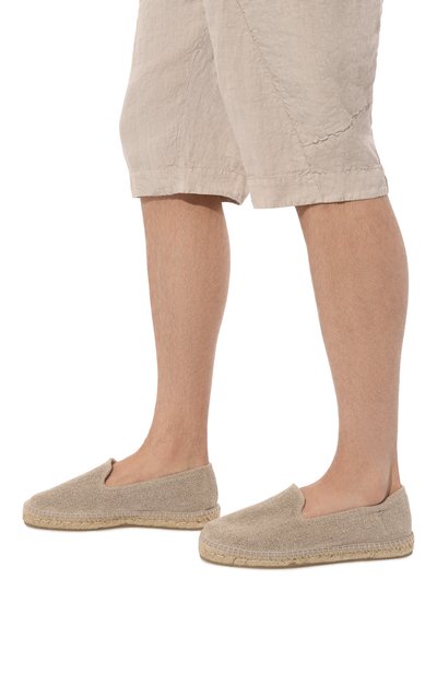 Текстильные эспадрильи MANEBI бежевого цвета по цене 17150 руб., арт. 0 7.1 C0, фото 3 Текстильные эспадрильи MANEBI, арт. 0 7.1 C0, фото 3