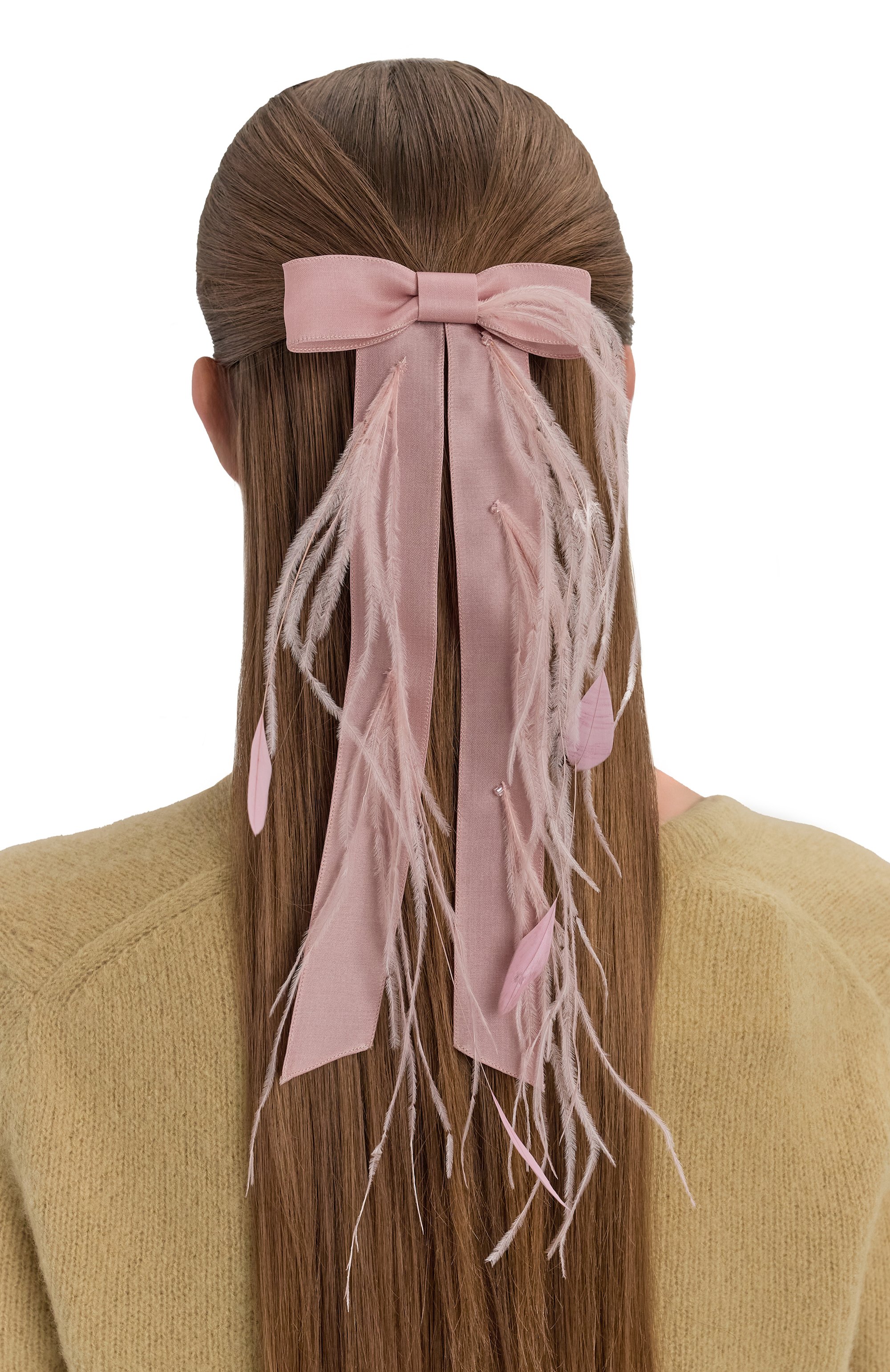 Бант PANFIL светло-розового цвета по цене 18000 руб., арт. 9P-S-MRY3-PLUM, фото 2 Бант PANFIL, арт. 9P-S-MRY3-PLUM, фото 2