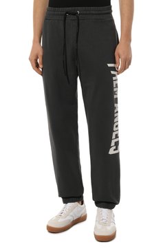 Хлопковые джоггеры PALM ANGELS, арт. PMCH011R24FLE004, фото 3