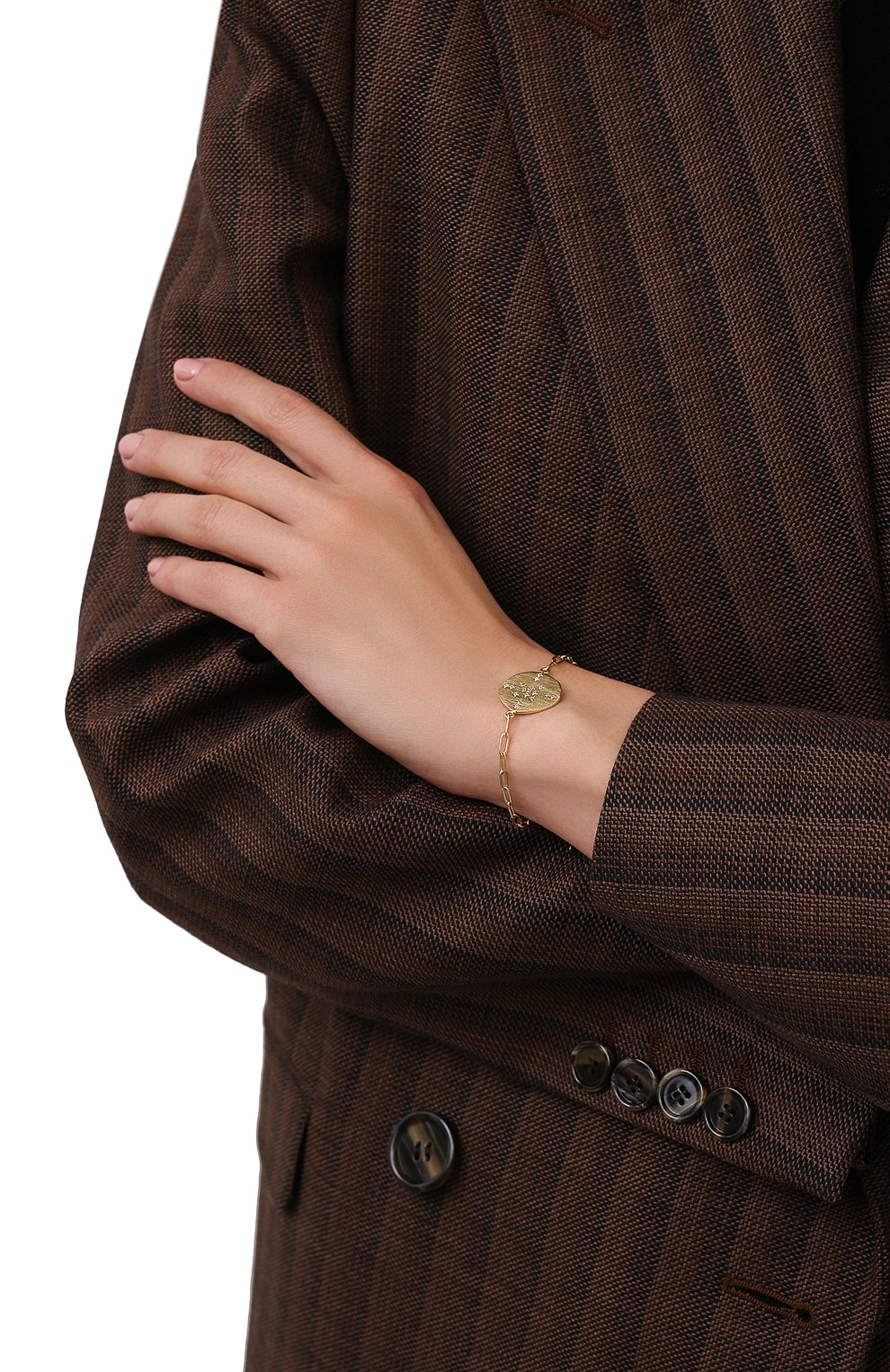 Браслет HANKA_IN золотого цвета по цене 18950 руб., арт. H0P-BR-STA, фото 2 Браслет HANKA_IN, арт. H0P-BR-STA, фото 2