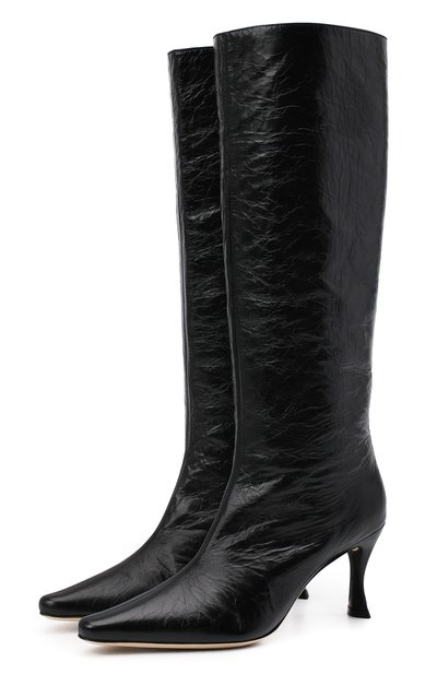 Кожаные сапоги stevie 42 BY FAR, арт. 20PFSVIDBLCRE, фото 1