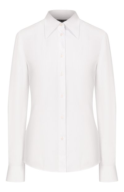 Женская хлопковая рубашка DOLCE & GABBANA, арт. F5T78T/FUEFM