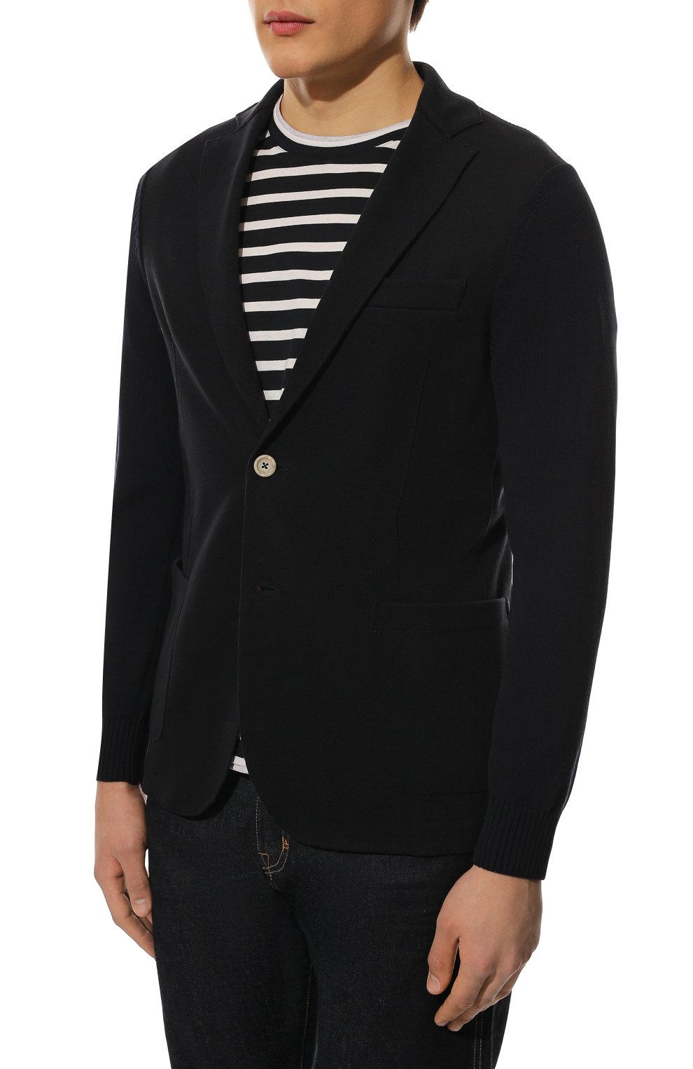 Хлопковый пиджак ELEVENTY PLATINUM, арт. E76GIAE09 TES0E187, фото 3