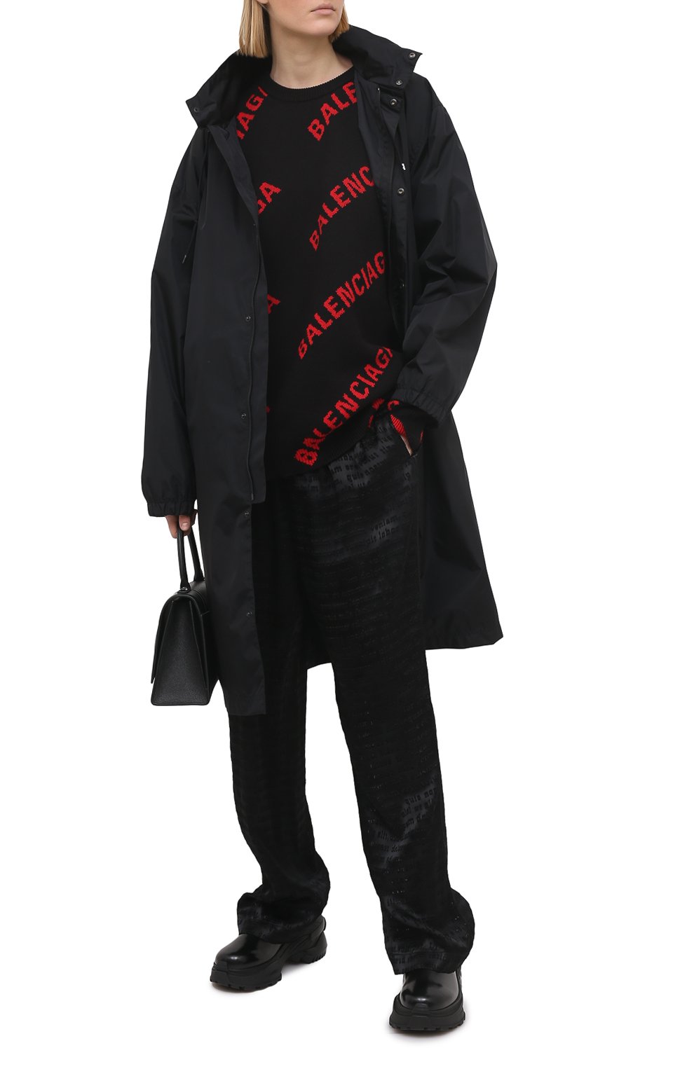 Свитер из хлопка и шерсти BALENCIAGA, арт. 625329/T3178, фото 2