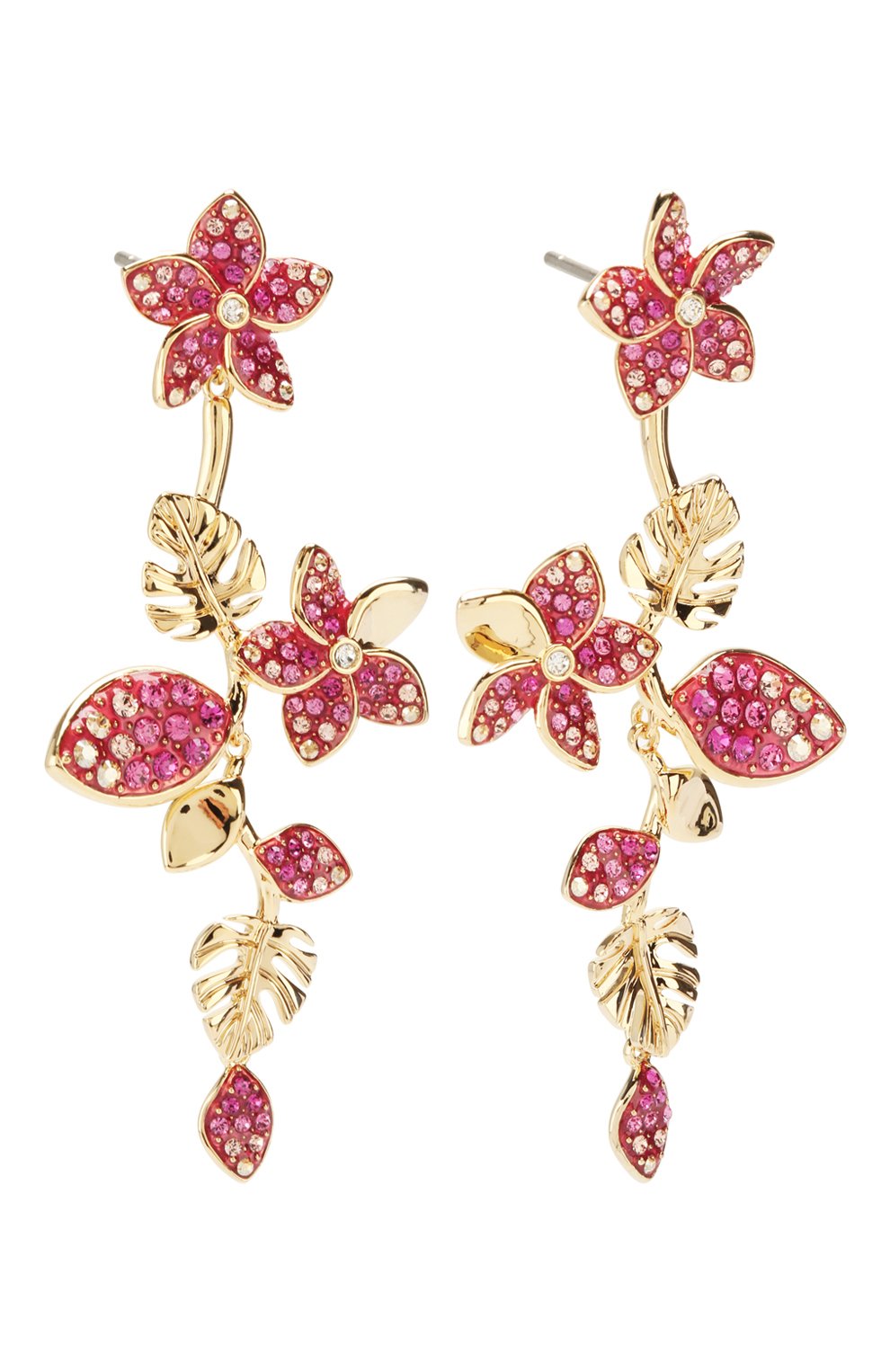 Серьги tropical flower SWAROVSKI золотого цвета по цене 9990 руб., арт. 5520648, фото 3 Серьги tropical flower SWAROVSKI, арт. 5520648, фото 3