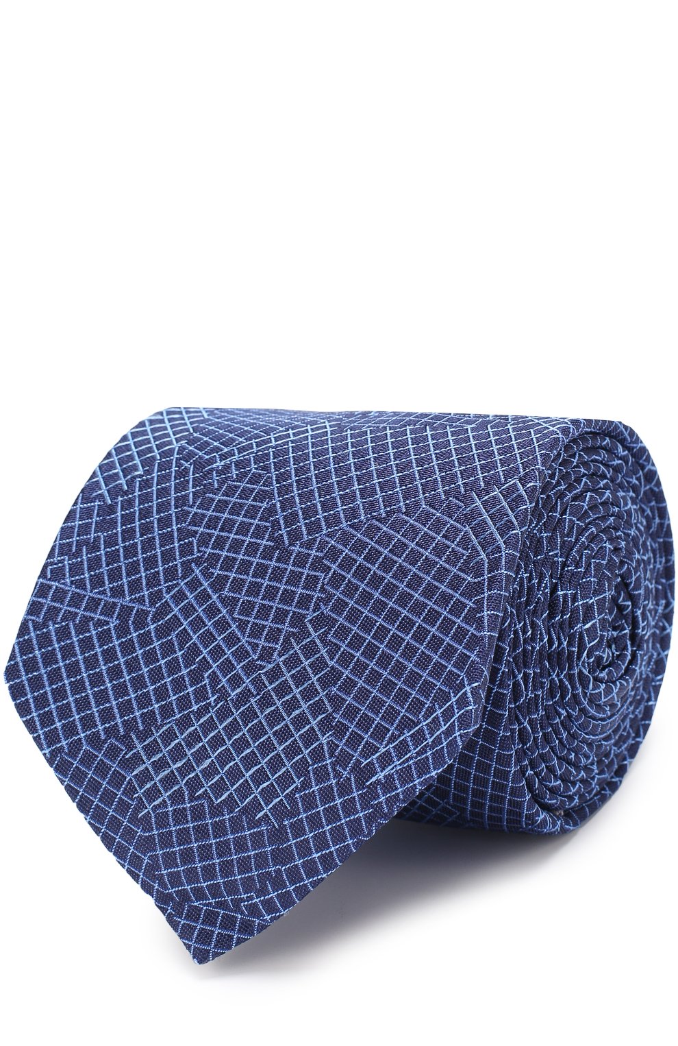 Шелковый галстук с узором TURNBULL & ASSER, арт. TIE002-BB206, фото 1
