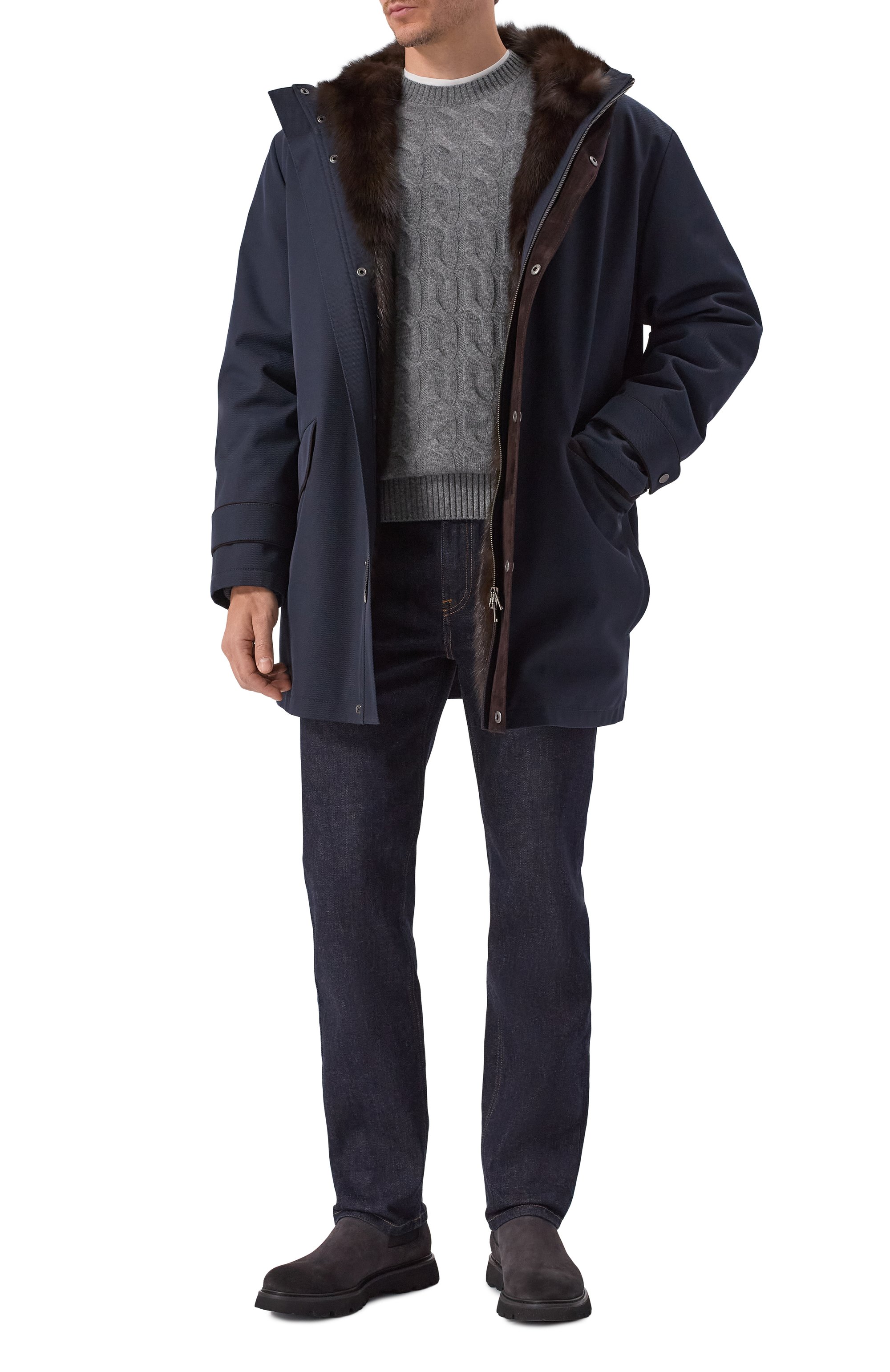 Замшевые челси DOUCAL'S, арт. DU3088G0TNUF024N, фото 2