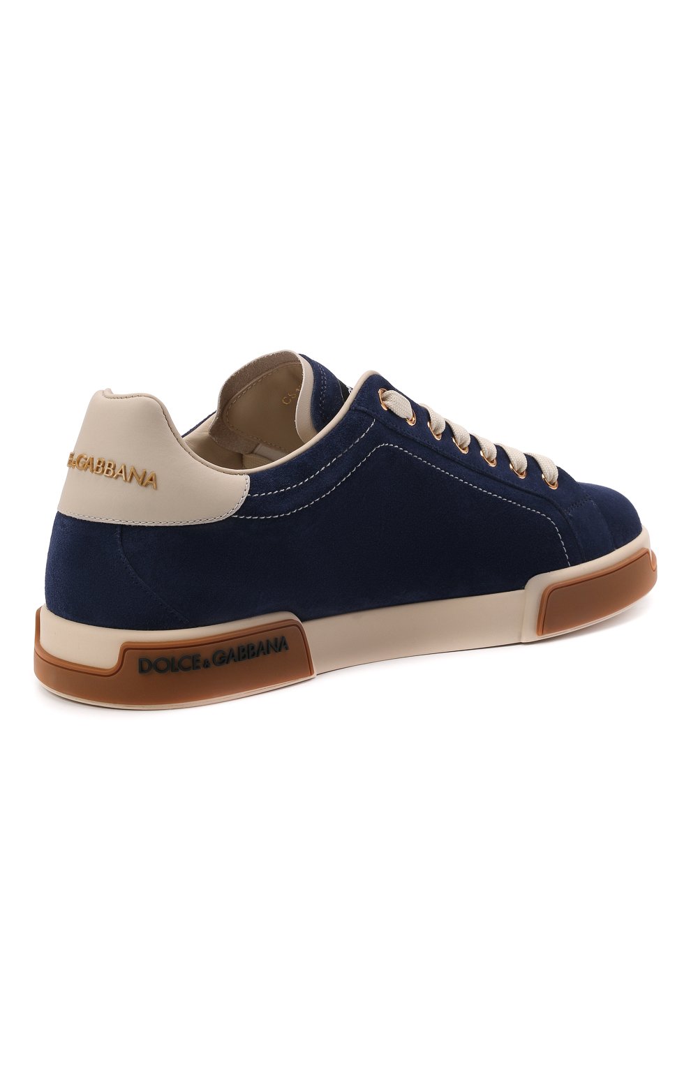 Замшевые кеды portofino light DOLCE & GABBANA, арт. CS1705/AA336, фото 4