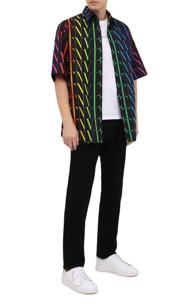 Кожаные кеды backnet VALENTINO, арт. VY2S0C04/UFS, фото 2