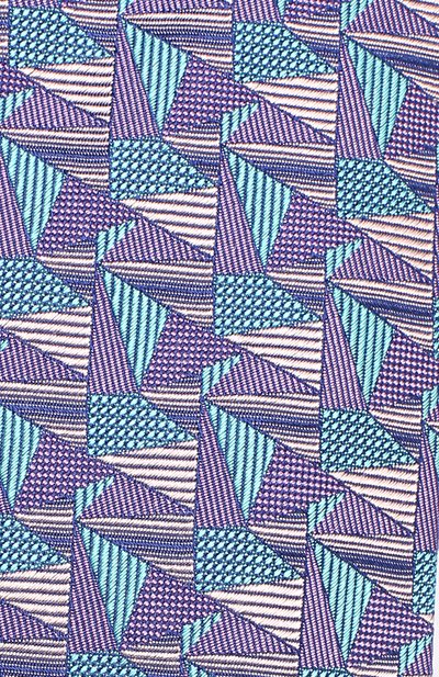 Шелковый галстук с узором TURNBULL & ASSER сиреневого цвета по цене 13450 руб., арт. TIE002-BB230, фото 3 Шелковый галстук с узором TURNBULL & ASSER, арт. TIE002-BB230, фото 3