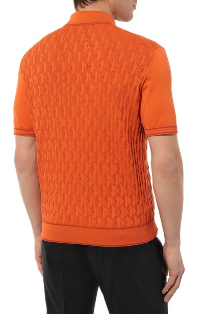 Поло из шелка и хлопка STEFANO RICCI, арт. K818042P31/F23170, фото 4