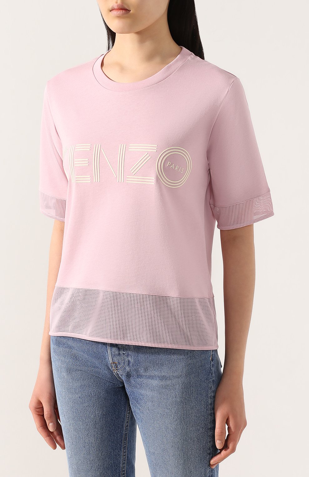 Хлопковая футболка KENZO, арт. FA52TS617986, фото 3