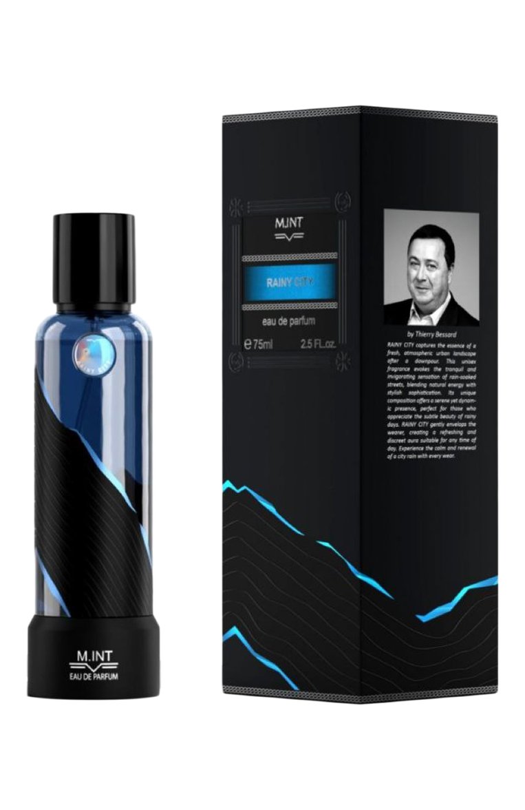 Парфюмерная вода rainy city (75ml) M.INT бесцветного цвета, арт. 3760344210806 | Фото 4 (Нос: Не проставлено; Региональные ограничения белый список (Axapta Mercury): Не проставлено; Тип продукта - парфюмерия: Парфюмерная вода; Ограничения доставки: flammable)