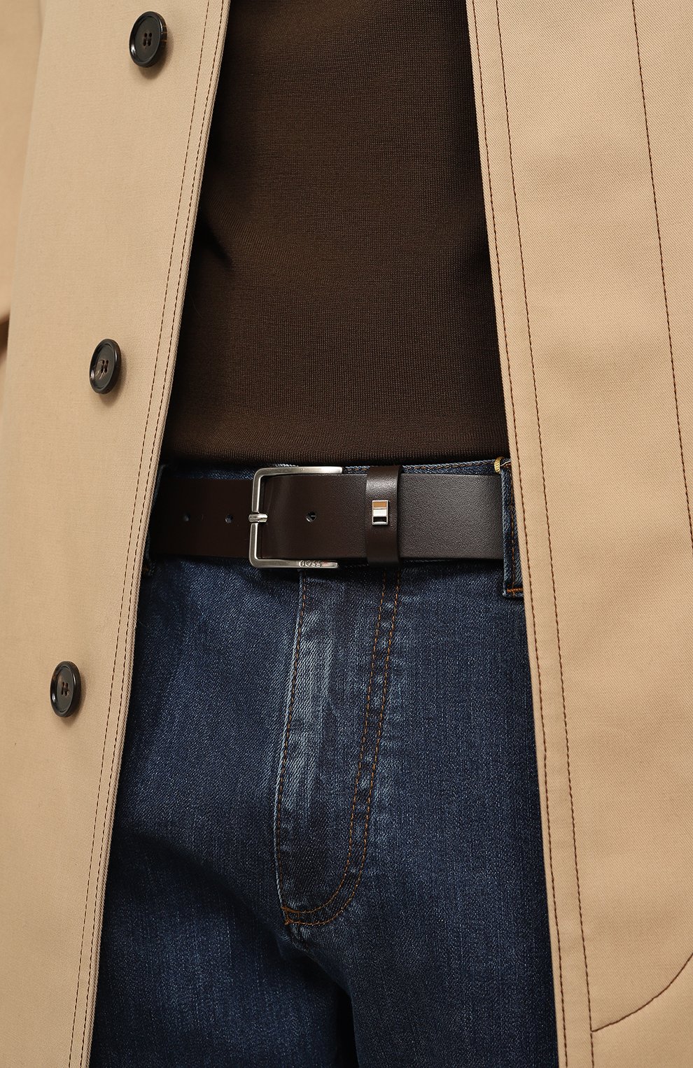 Кожаный ремень BOSS, арт. 50486839, фото 2