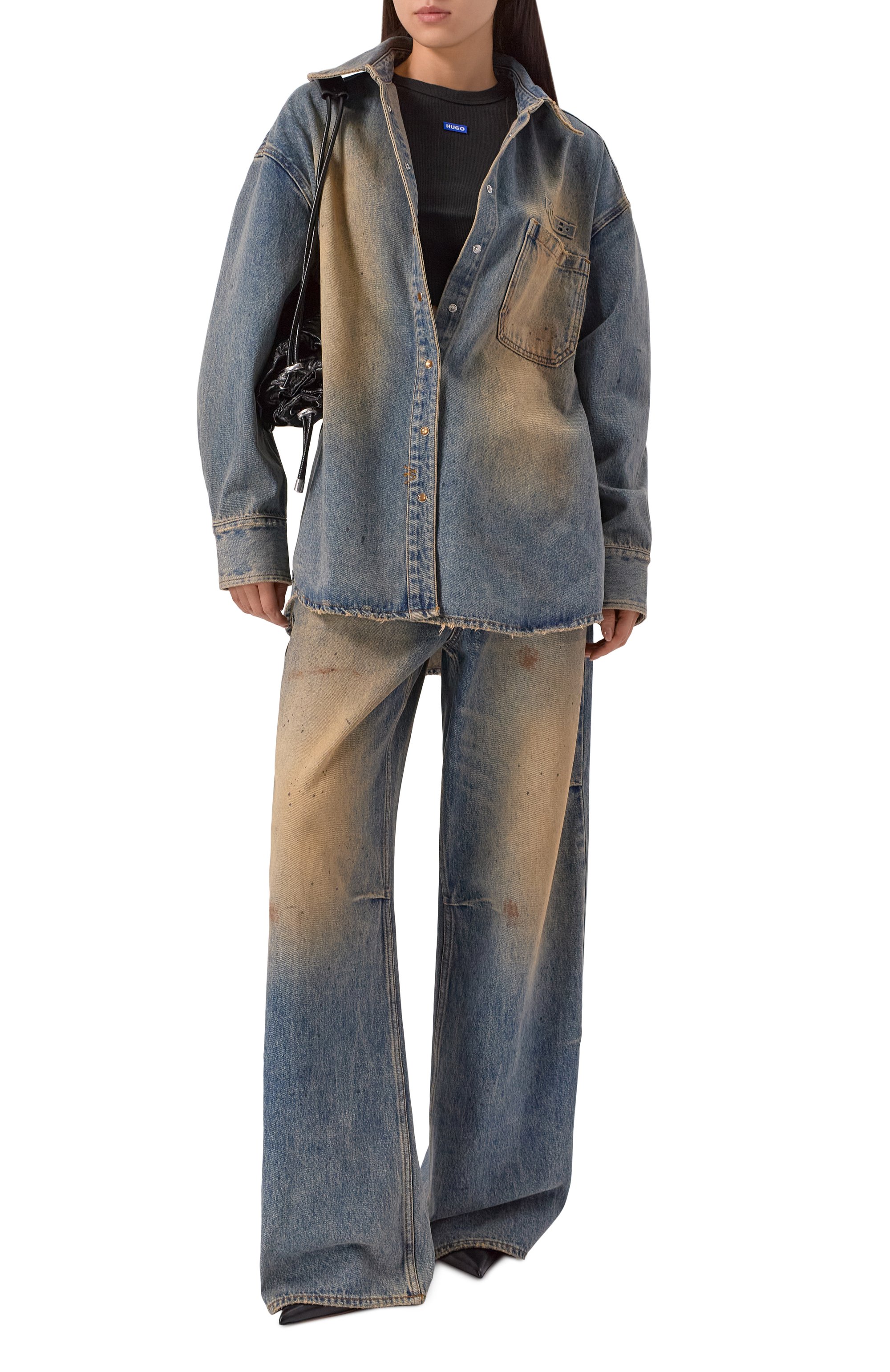 Хлопковый топ HUGO BLUE, арт. 50511450, фото 2