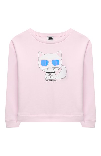 Хлопковый свитшот KARL LAGERFELD KIDS, арт. Z15313, фото 1