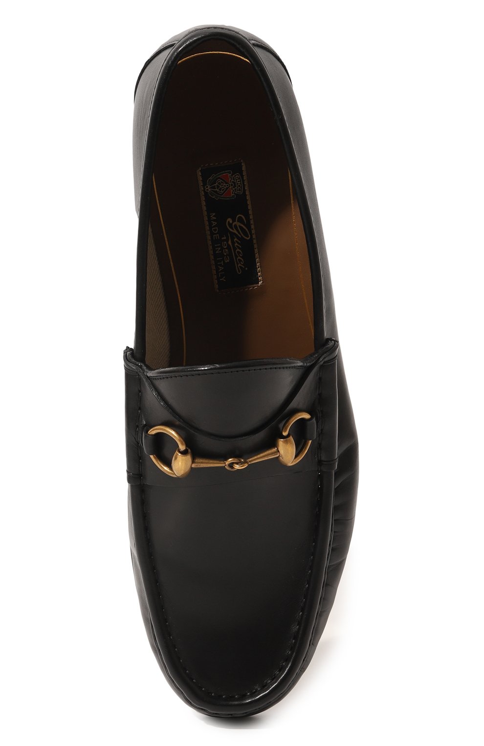 Кожаные лоферы 1953 horsebit GUCCI, арт. 307929 BLM00, фото 6