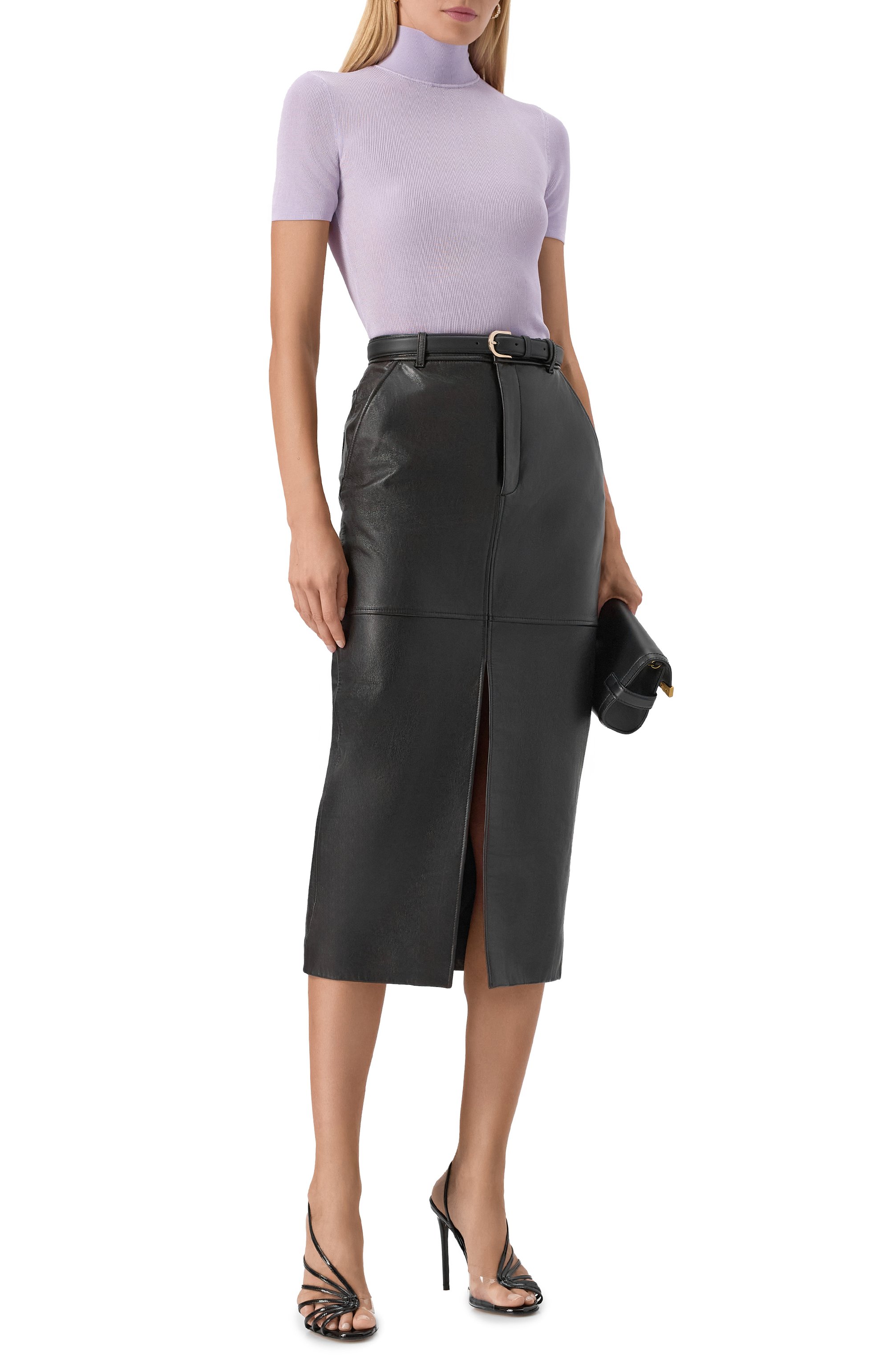 Водолазка из вискозы SELF-PORTRAIT, арт. PF25-116TA-L, фото 2