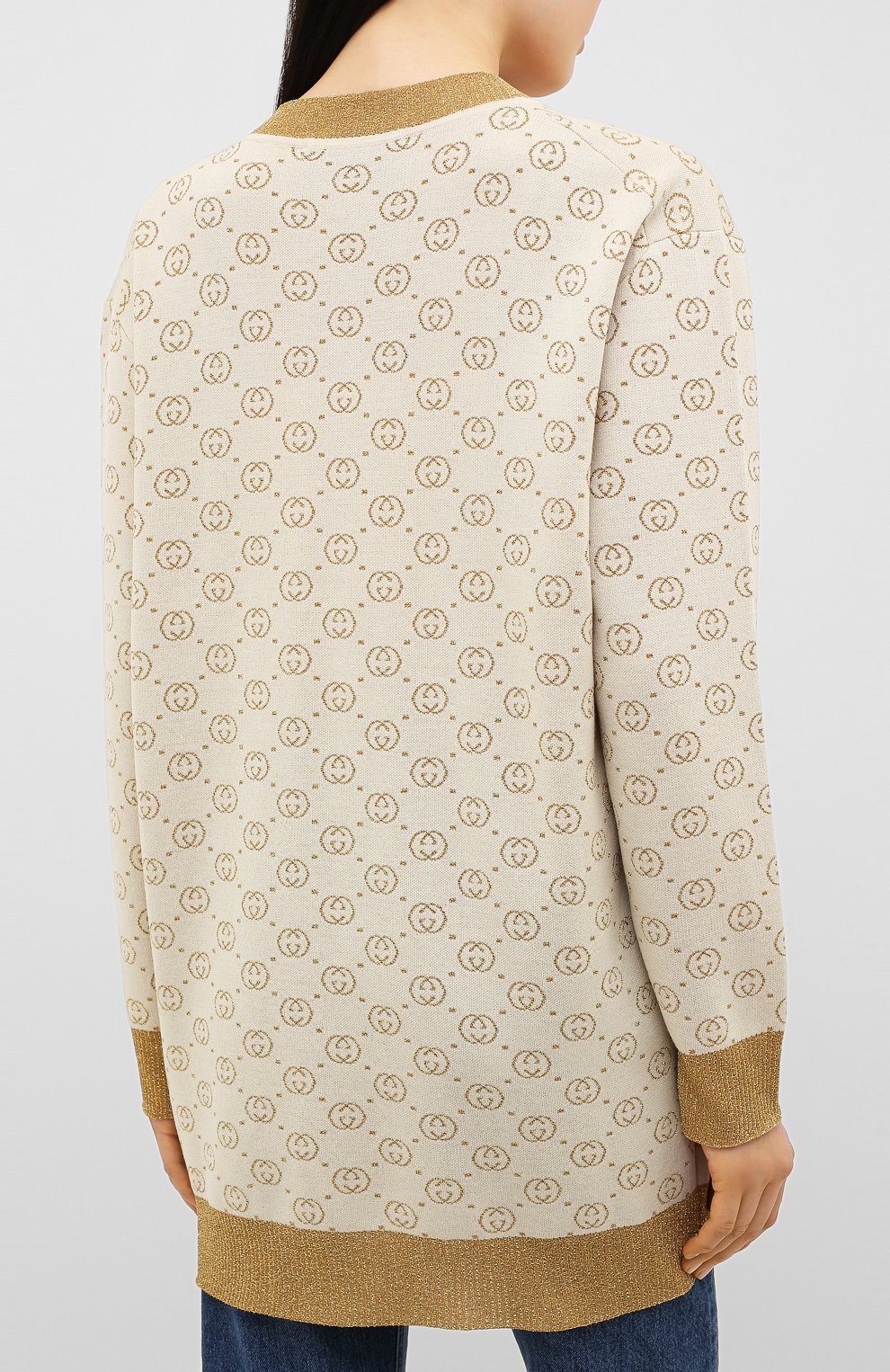 Шерстяной кардиган GUCCI, арт. 605910/XKAHT, фото 4